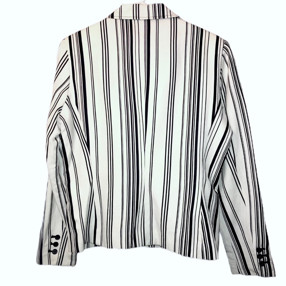 NWT Larry Levine Lined Linen Blend Blazer Jacket - Picture 8 of 13